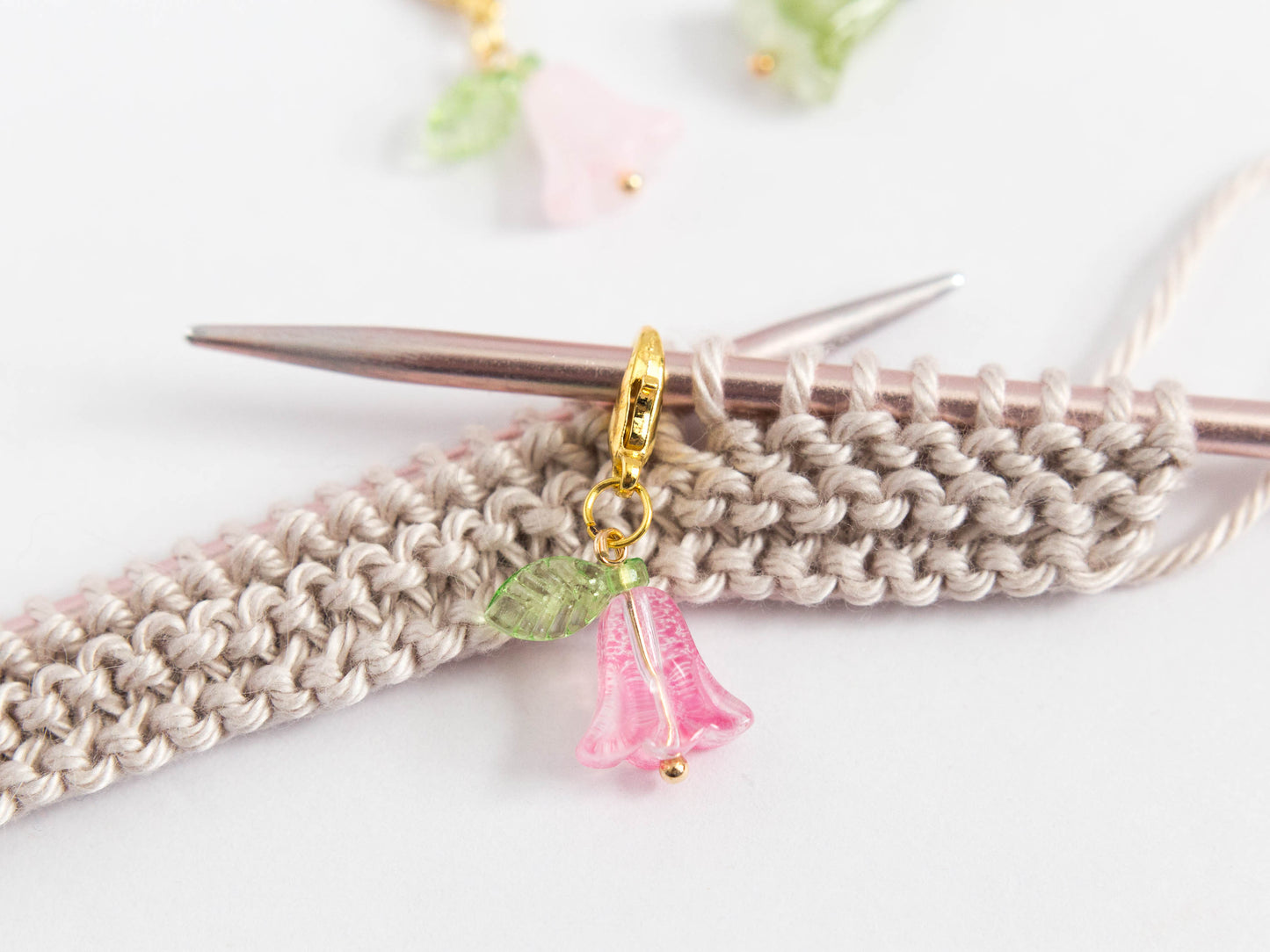 Morning Glory Stitch Markers
