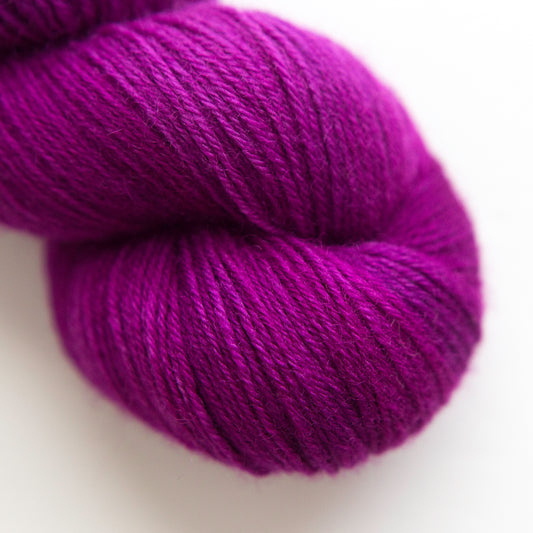 Fushia Fingering Weight Non-Superwash BFL