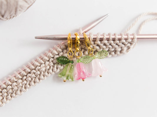 Morning Glory Stitch Markers