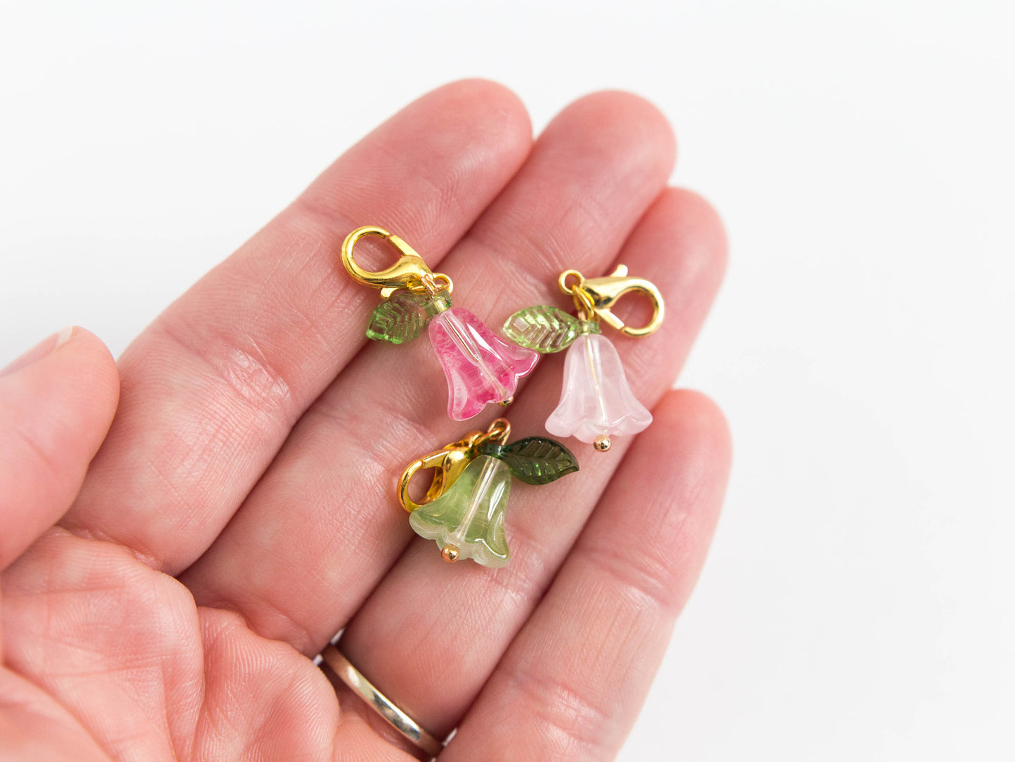 Morning Glory Stitch Markers