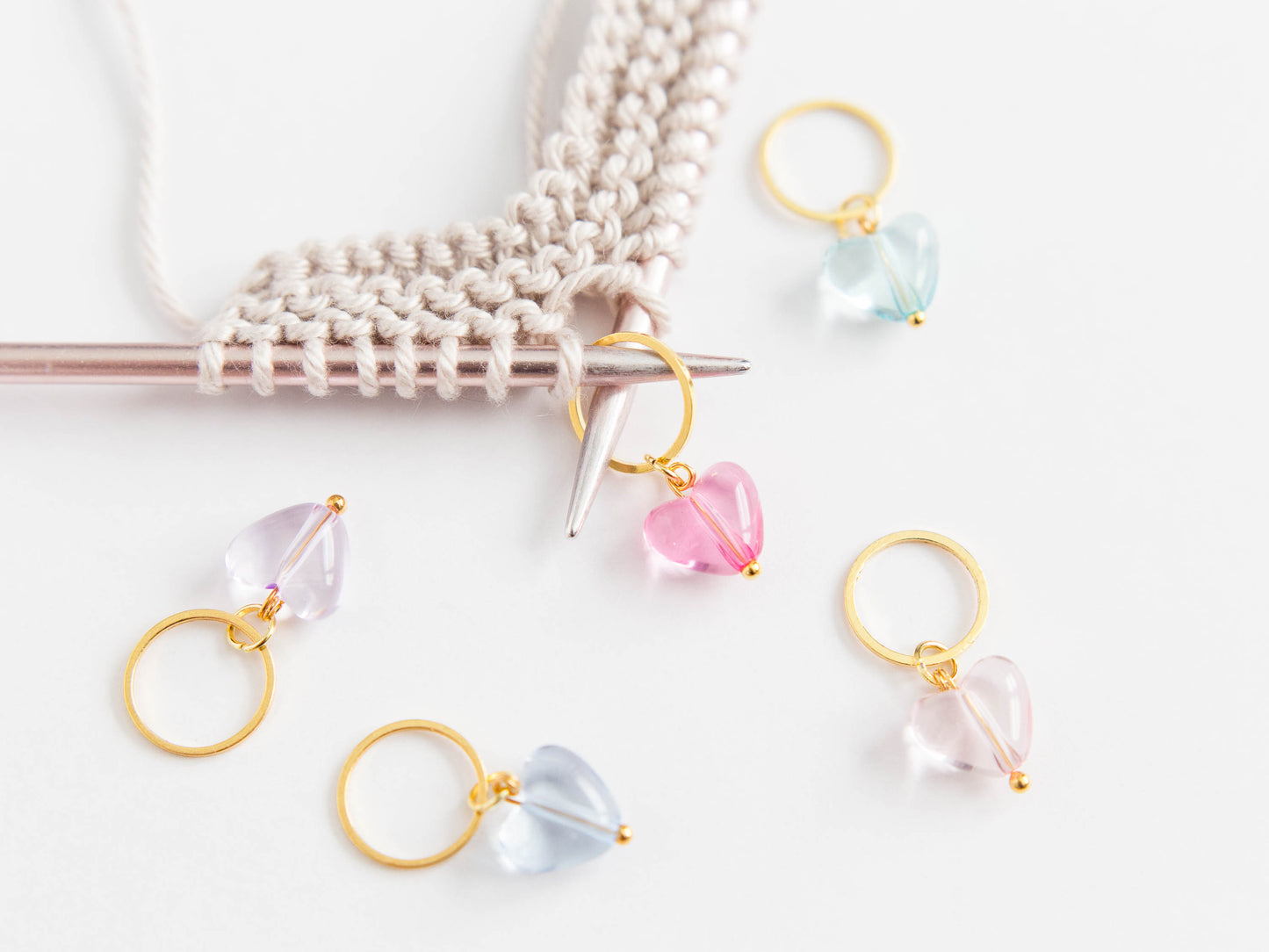 Heart Stitch Markers