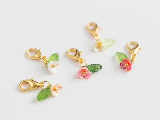 Pansy Stitch Markers