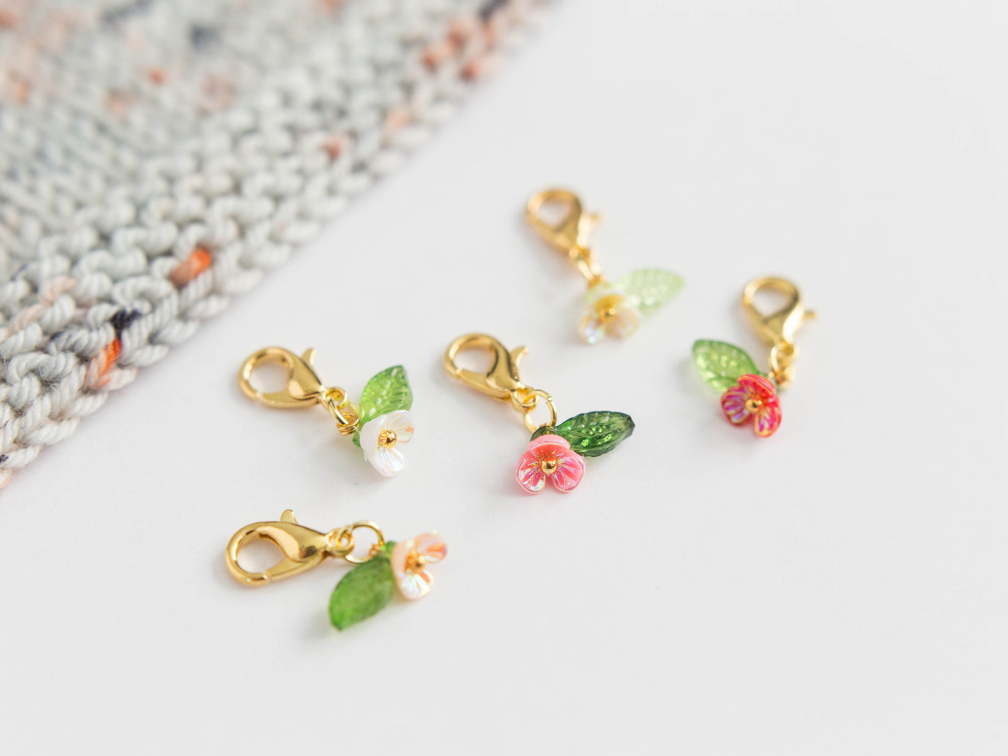 Pansy Stitch Markers
