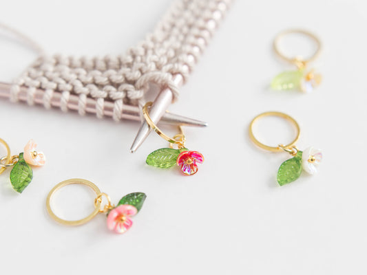 Pansy Stitch Markers