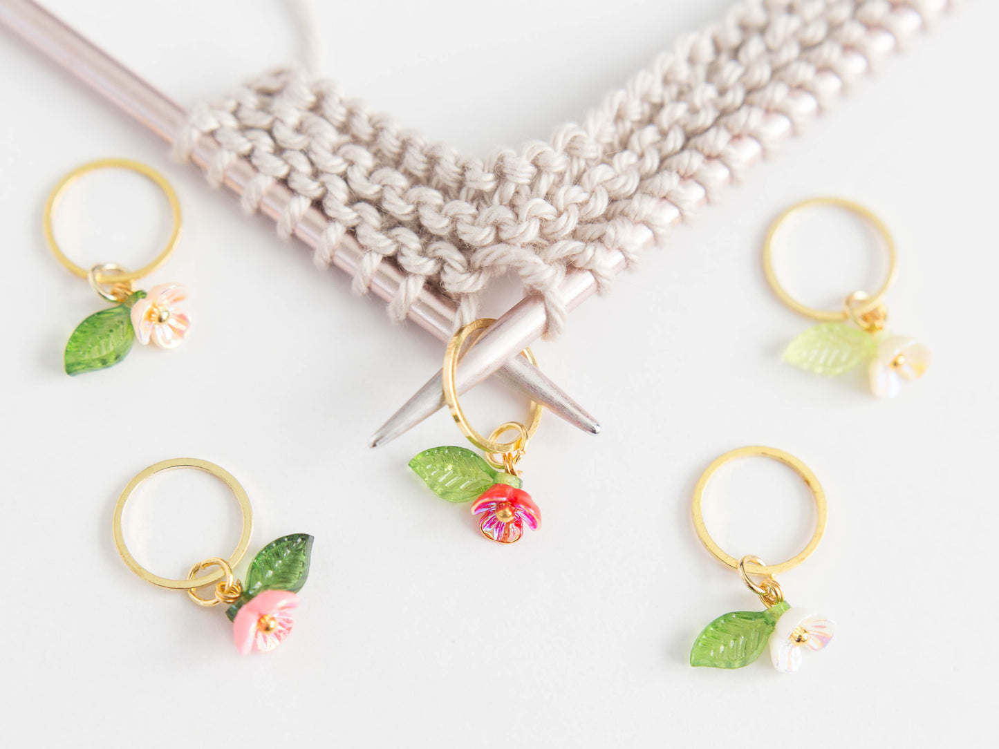 Pansy Stitch Markers