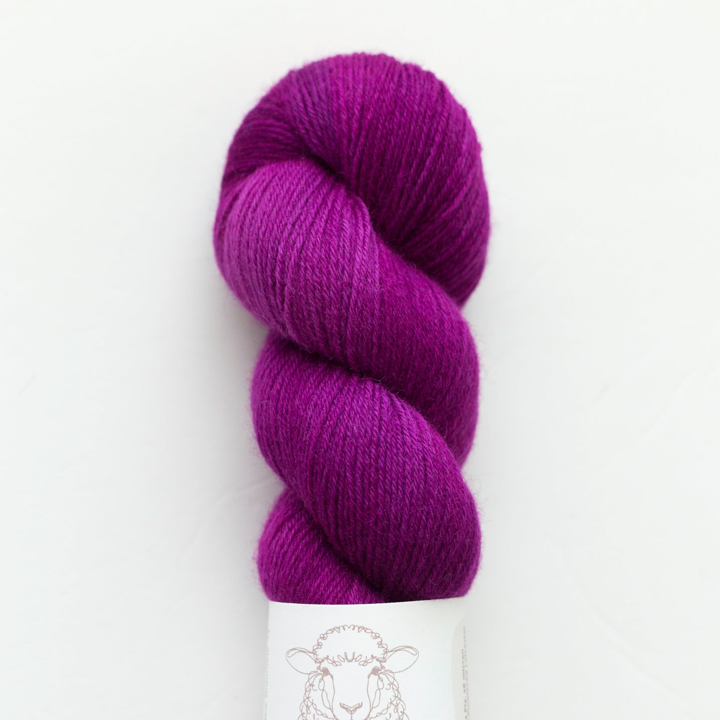 Fushia Fingering Weight Non-Superwash BFL