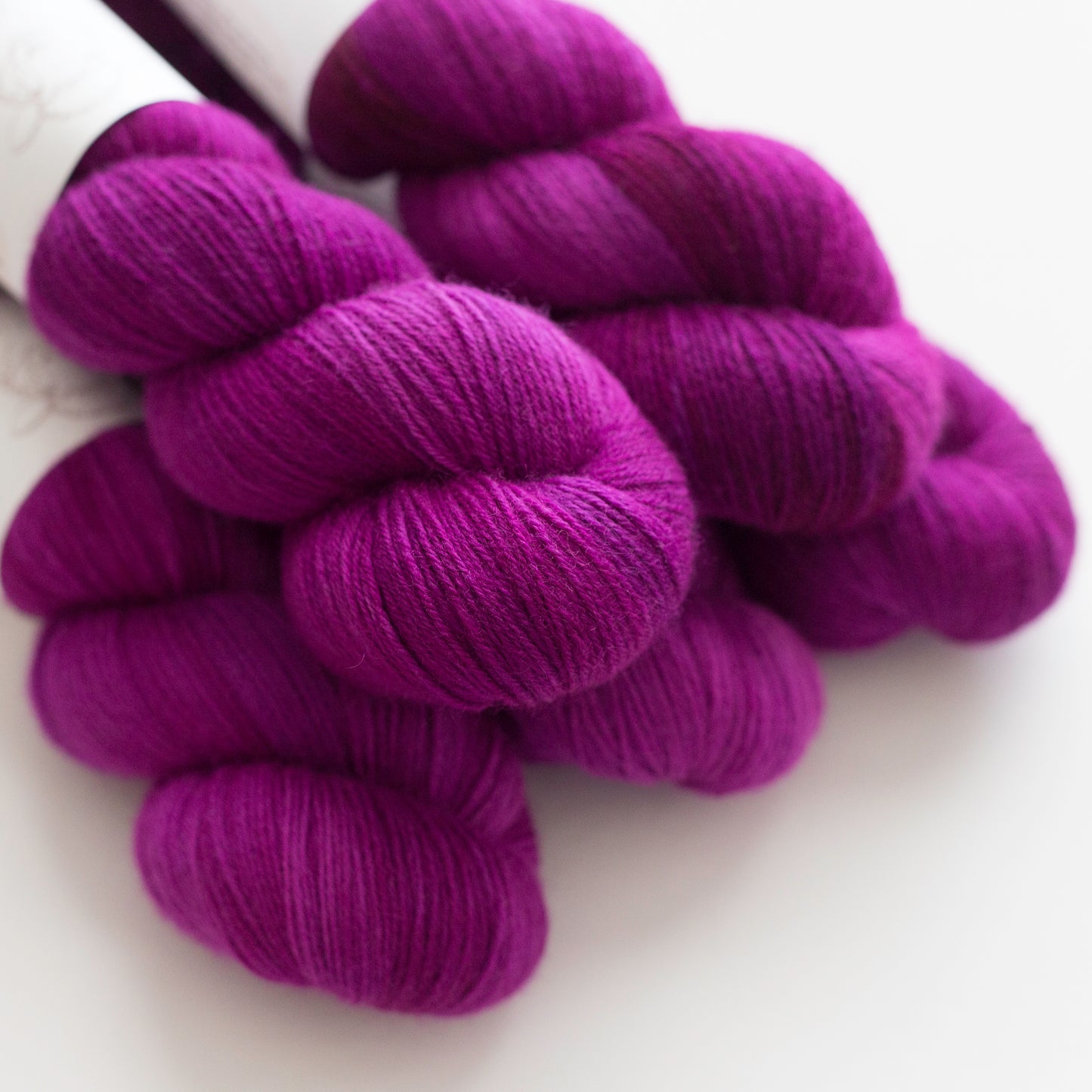 Fushia Fingering Weight Non-Superwash BFL