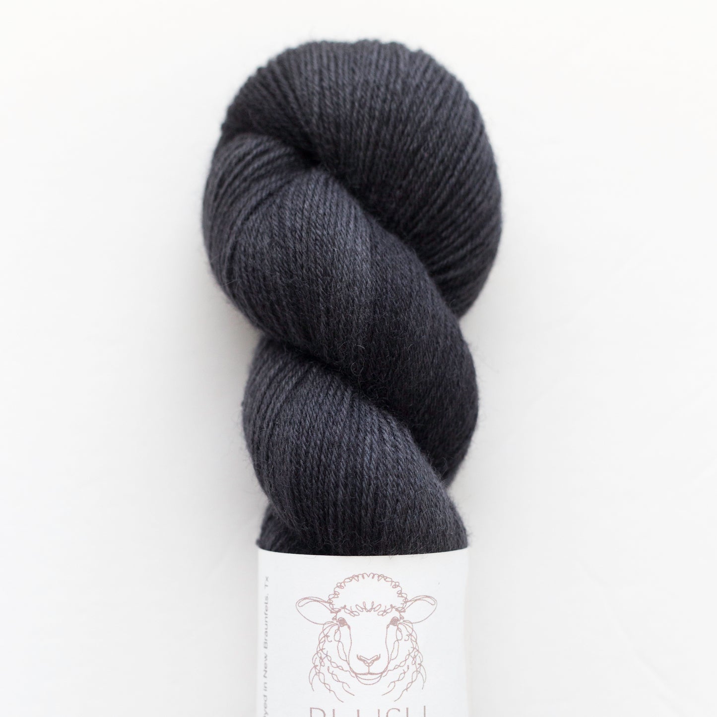 Charcoal Fingering Weight Non-Superwash BFL