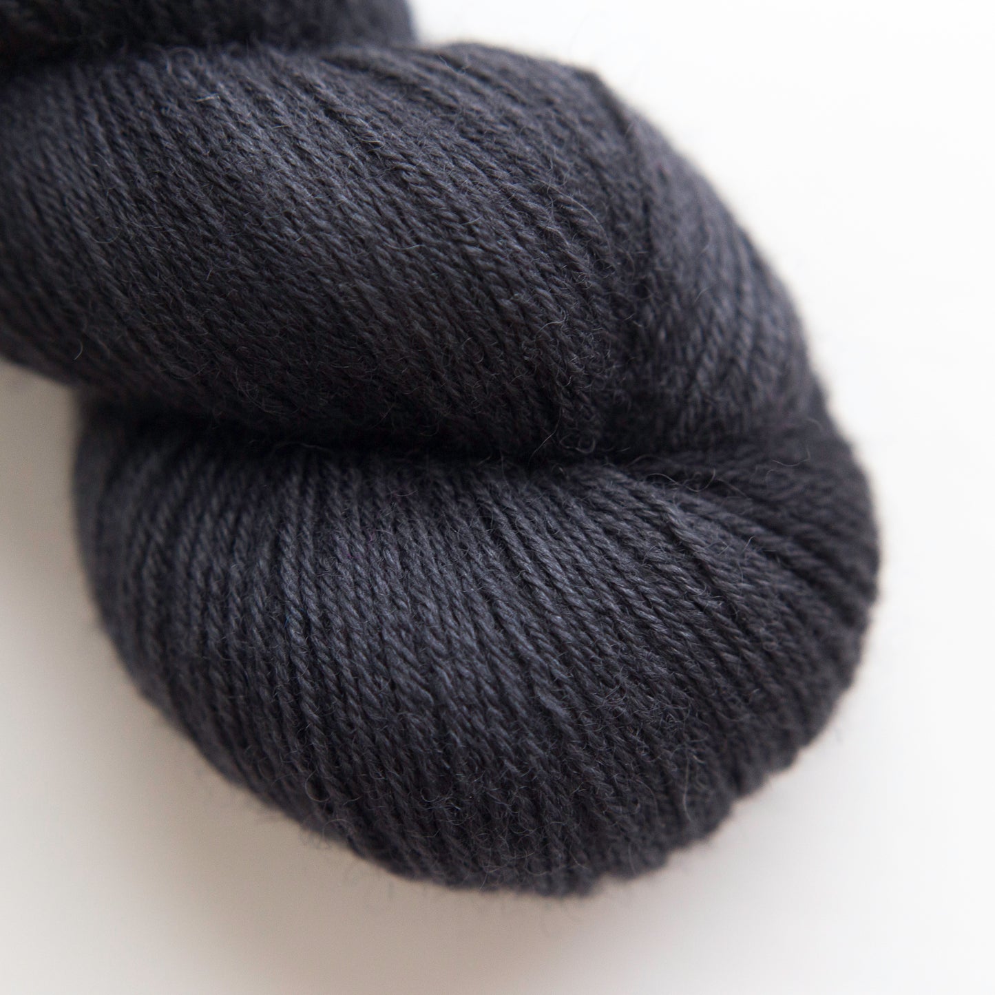 Charcoal Fingering Weight Non-Superwash BFL