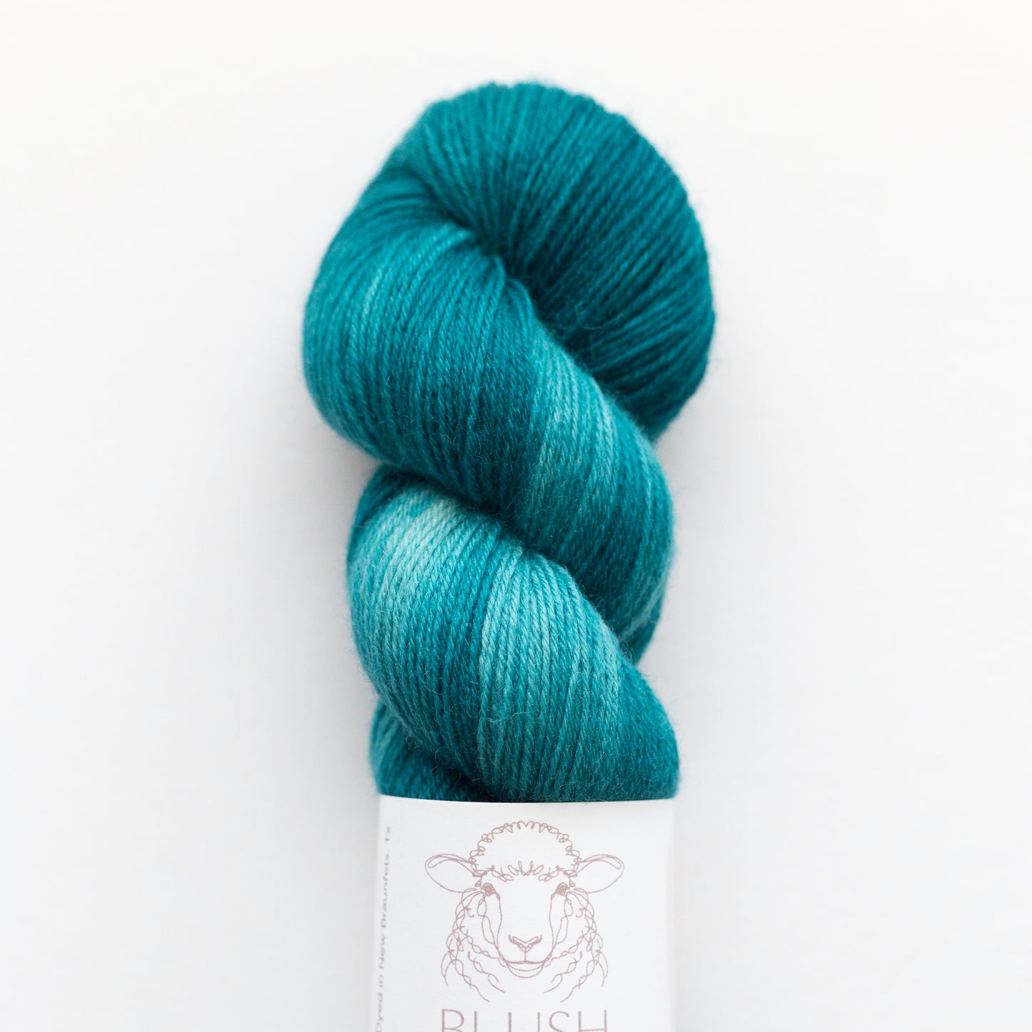 Largo Teal Fingering Weight Non-Superwash BFL