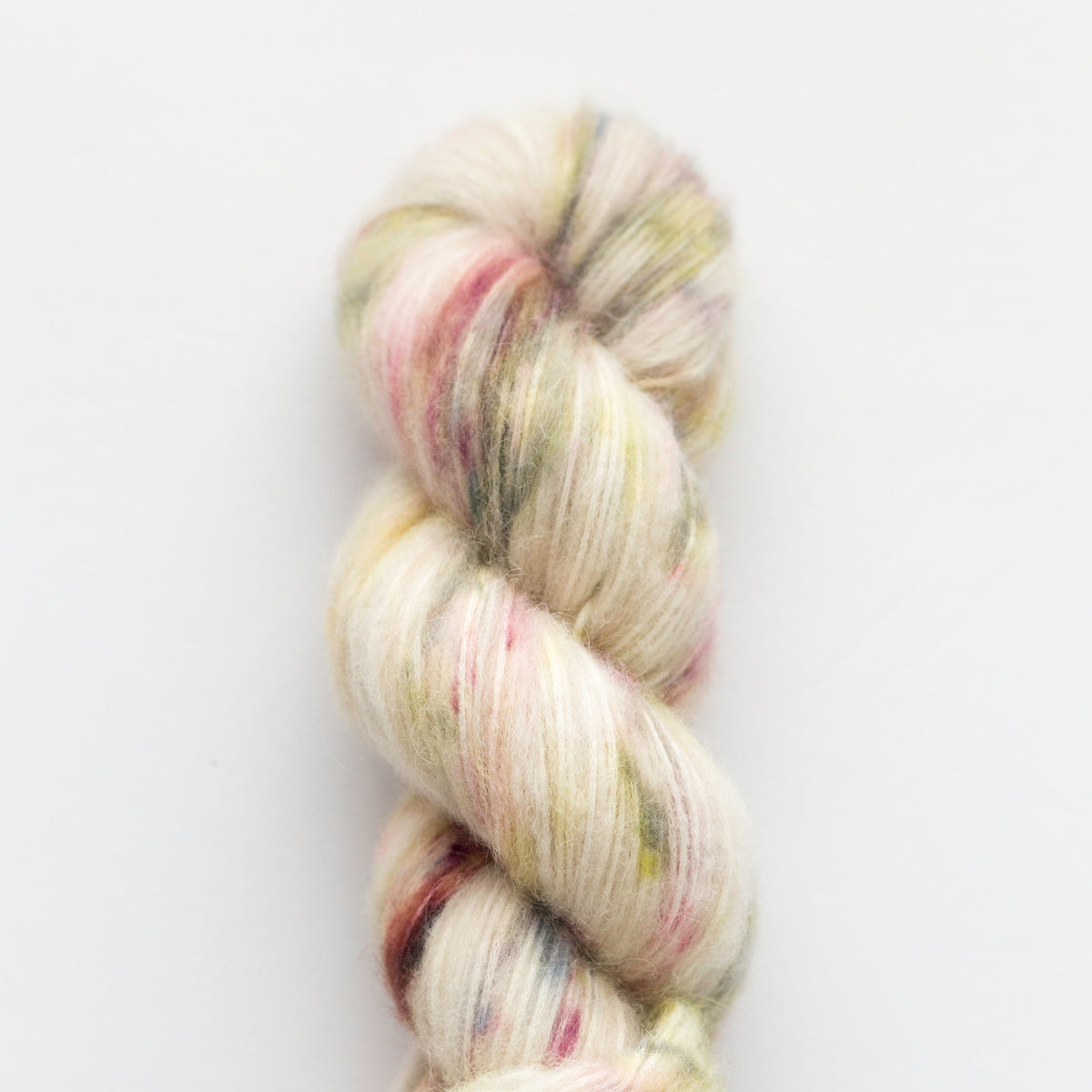 First Bloom Sport Weight Hand Dyed Fluffy Baby Alpaca Cotton Yarn