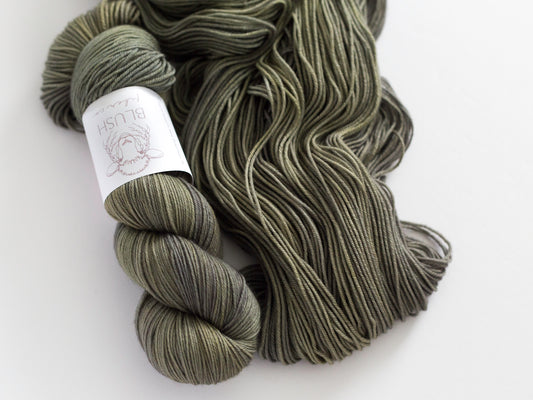 Olive SW Merino Nylon Yarn