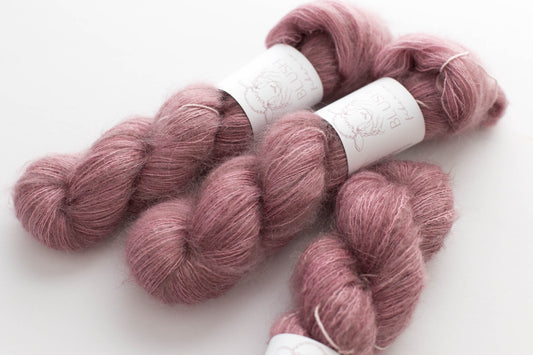 Antique Mauve Mohair Silk