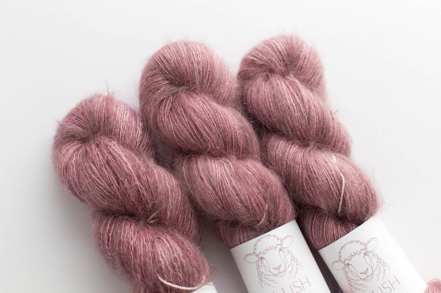 Antique Mauve Mohair Silk