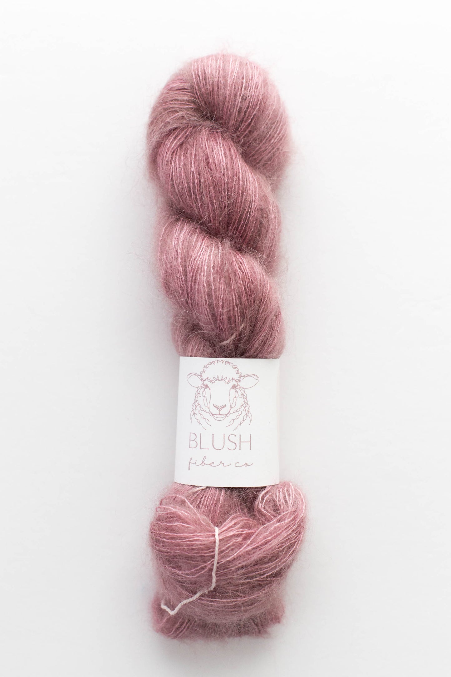 Antique Mauve Mohair Silk