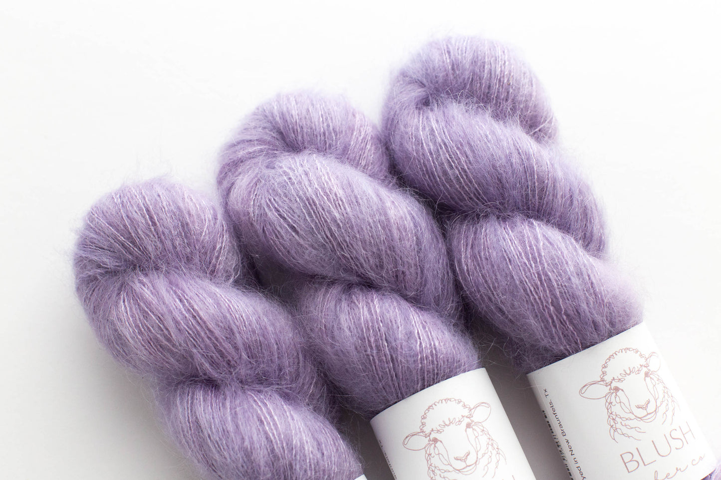 Lilac Mohair Silk