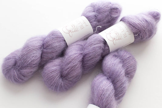 Lilac Mohair Silk