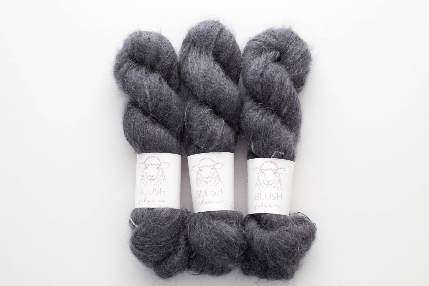 Charcoal Mohair Silk