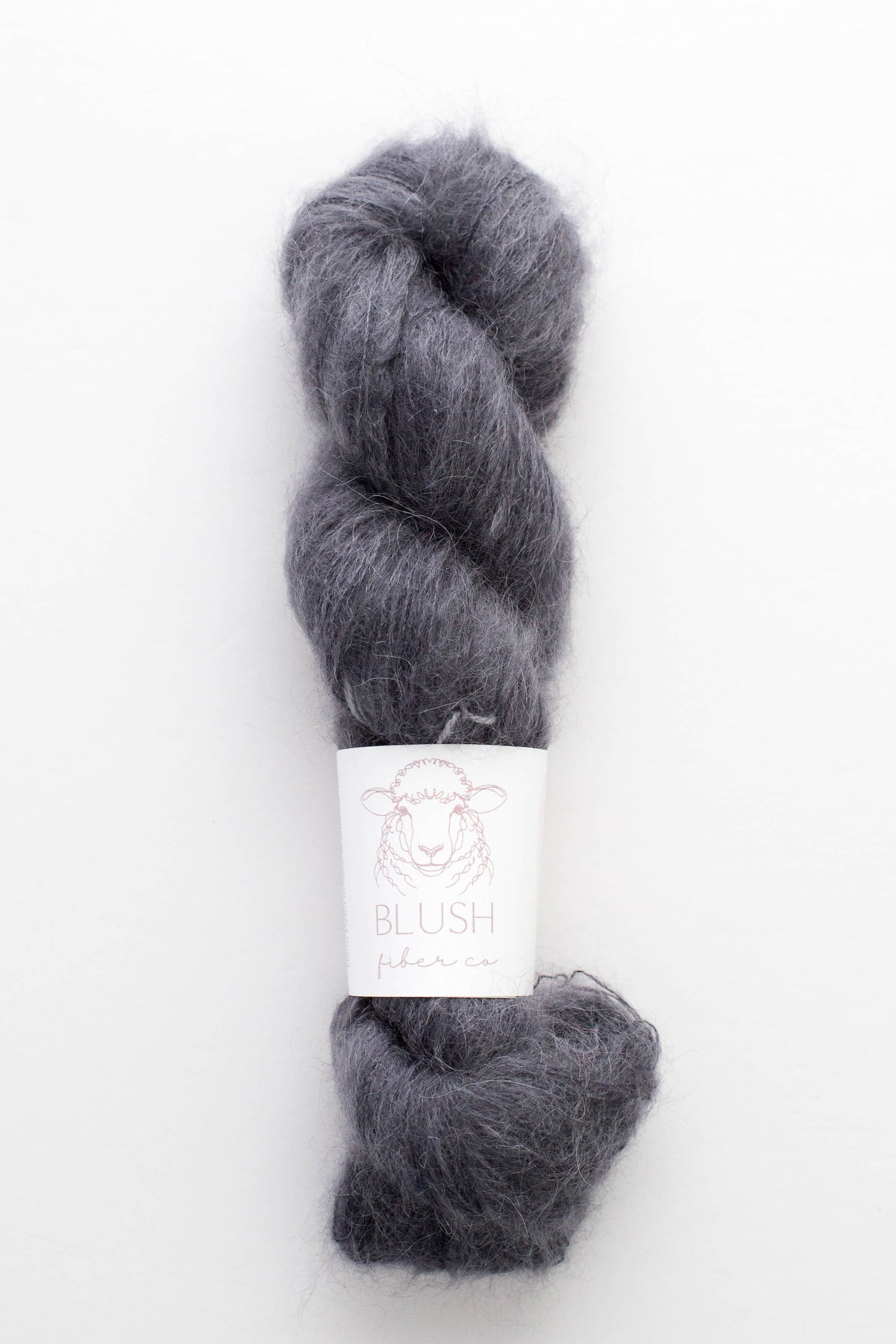Charcoal Mohair Silk