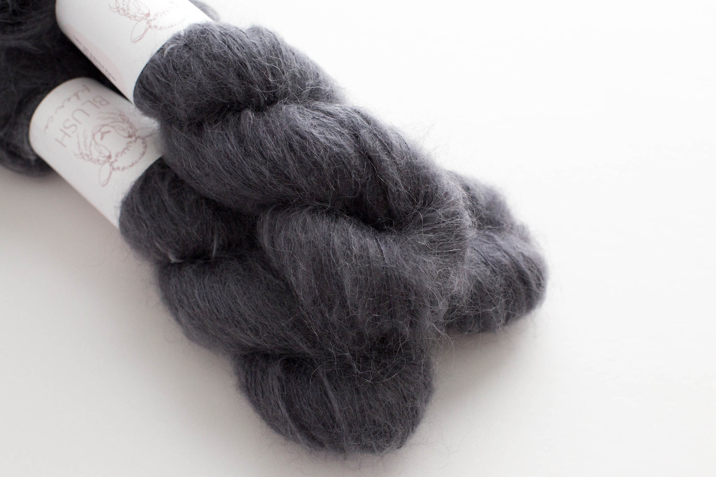 Charcoal Mohair Silk
