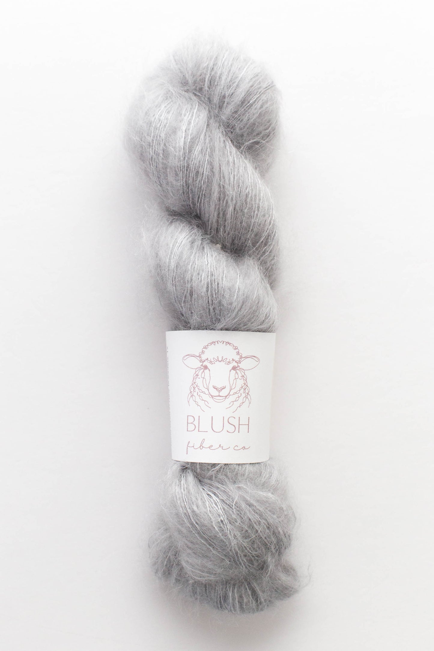 Silver Gray Mohair Silk